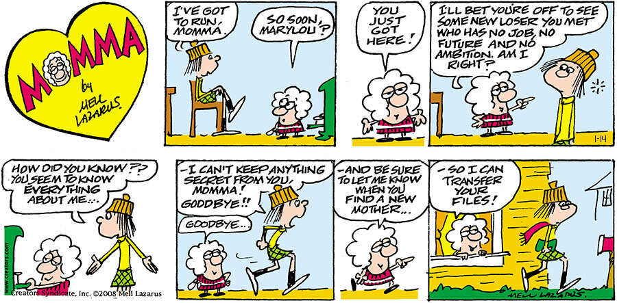 Momma for Jan 14, 2024