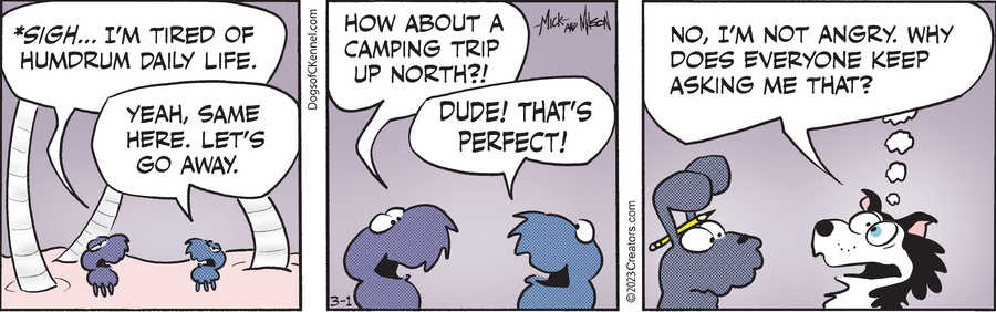 Dogs of C-Kennel for Mar 01, 2023