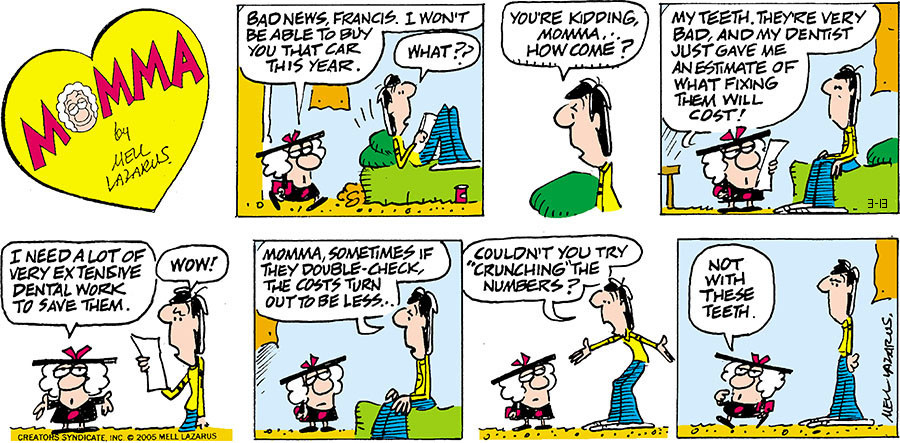 Momma for Mar 13, 2022