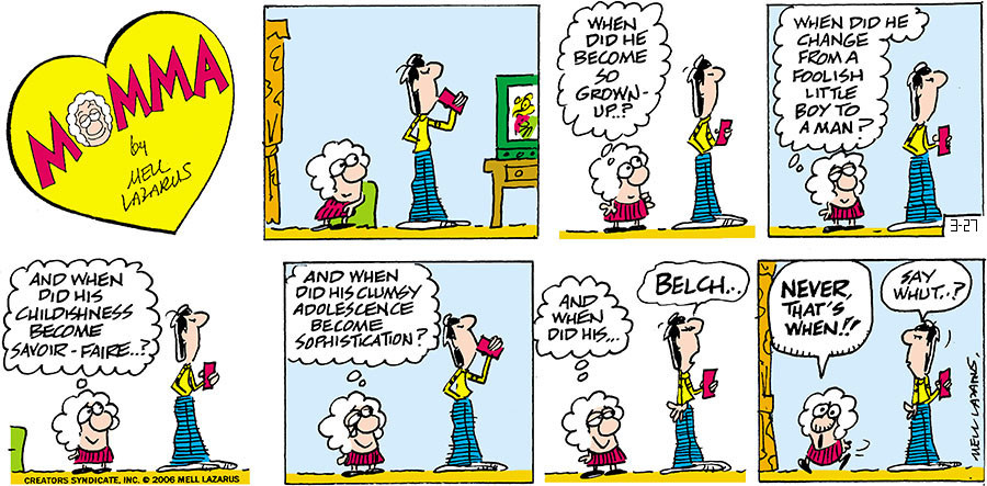 Momma for Mar 27, 2022