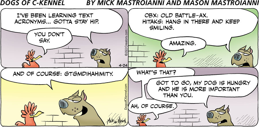 Dogs of C-Kennel for Apr 24, 2022