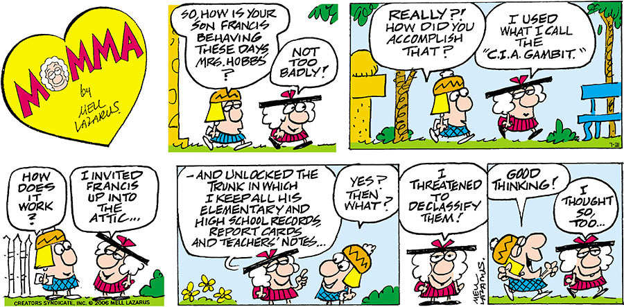 Momma for Jul 31, 2022