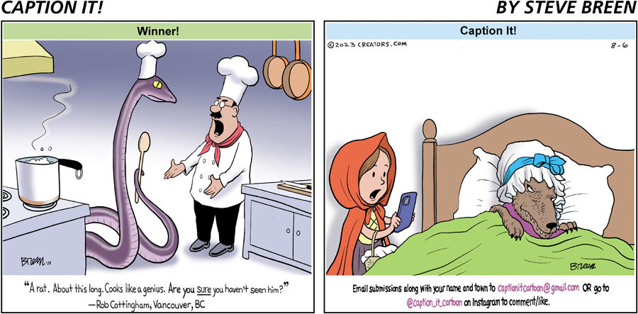 Caption It! for Aug 06, 2023