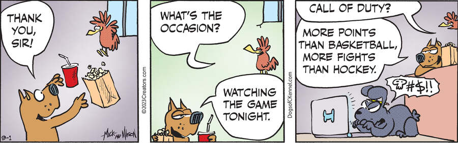 Dogs of C-Kennel for Sep 01, 2023