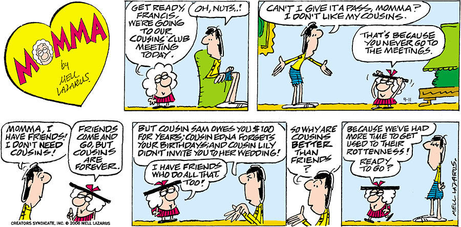 Momma for Sep 11, 2022