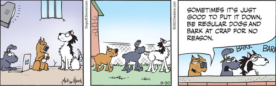 Dogs of C-Kennel for Sep 30, 2022