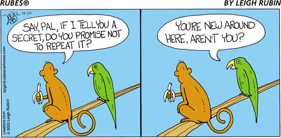 Rubes® for Oct 30, 2022