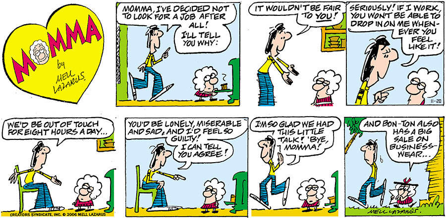 Momma for Nov 20, 2022