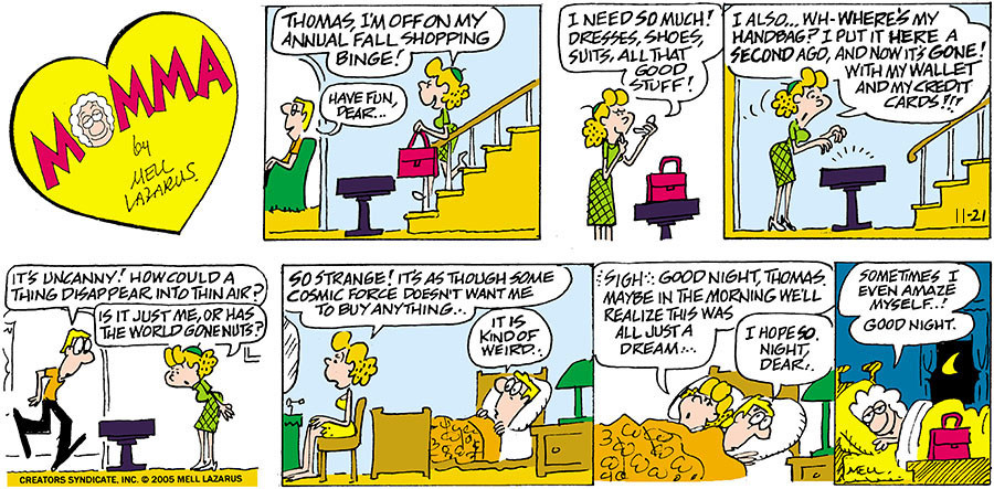 Momma for Nov 21, 2021