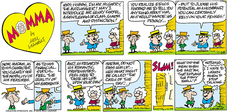 Momma for Nov 28, 2021