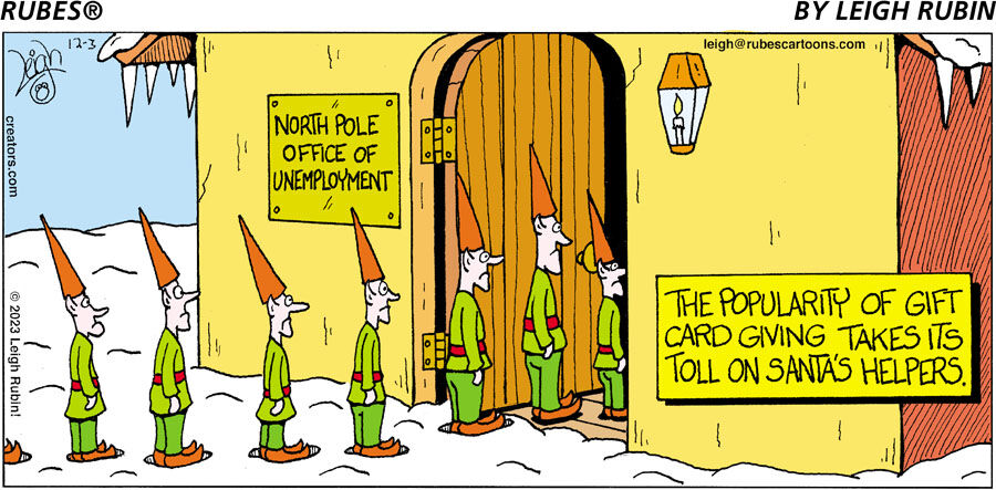 Rubes® for Dec 03, 2023