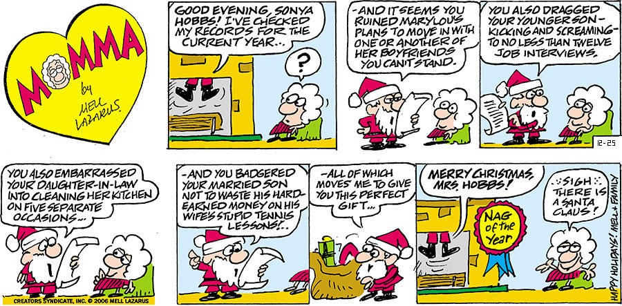 Momma for Dec 25, 2022