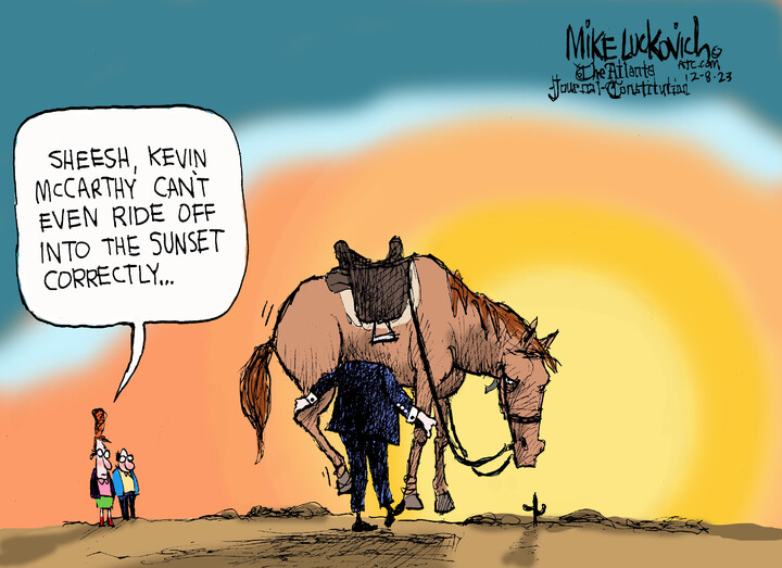 Mike Luckovich for Dec 08, 2023