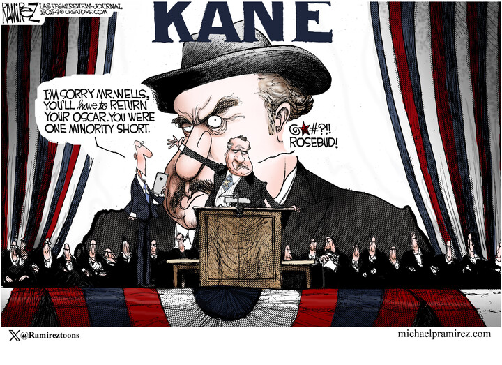 Michael Ramirez for Mar 13, 2024