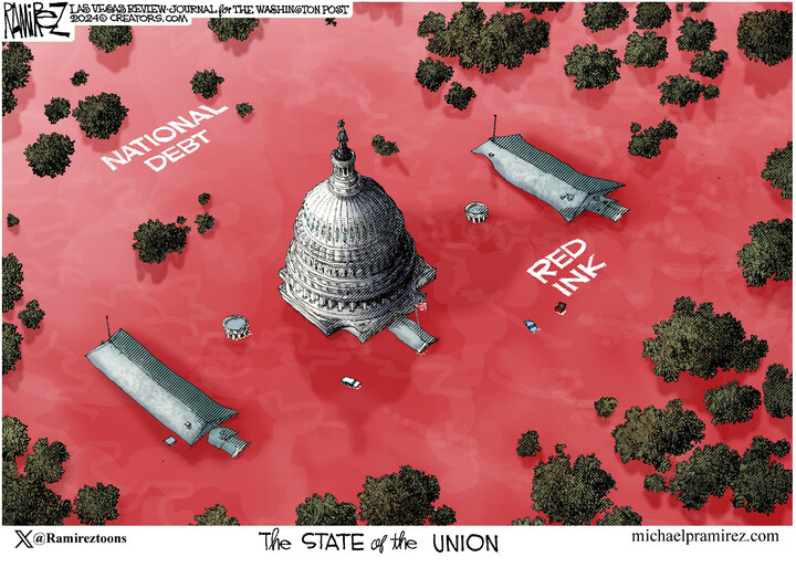 Michael Ramirez for Mar 16, 2024