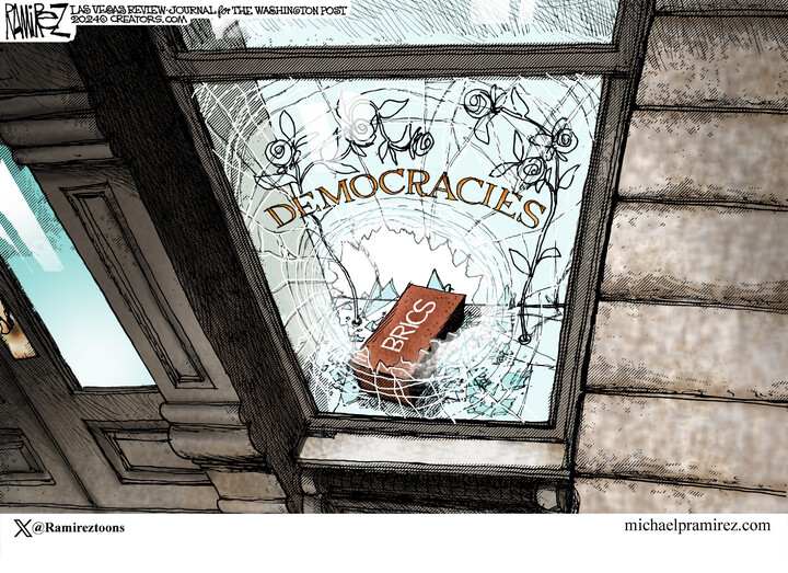 Michael Ramirez for Oct 29, 2024