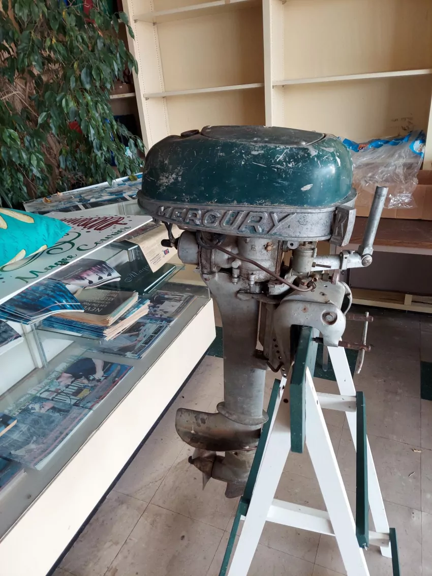 Antique Mercury boat motor