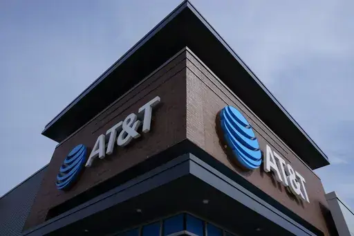 An AT&T retail location is shown in Willow Grove, Pa., Thursday, Feb. 22, 2024. A number of Americans are dealing with cellular outages on AT&T, Cricket Wireless, Verizon, T-Mobile and other service providers, according to data from Downdetector, Thursday, Feb. 22, 2024. AT&T, who was the hardest hit, is actively working to restore service to all of its customers. (AP Photo/Matt Rourke)