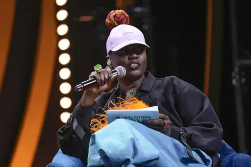 Caroline Wanga, CEO of Essence Ventures, participates in the Global Citizen NOW conference, April 28, 2023, in New York. New Orleans officially opened its arms in welcome Thursday, July 4, 2024, to the thousands of people descending on the Big Easy for the 30th annual celebration of the Essence Festival of Culture. “We’re celebrating something that’s been around for three decades!" Wanga said during a news conference to kick off the event. (AP Photo/Seth Wenig, File)