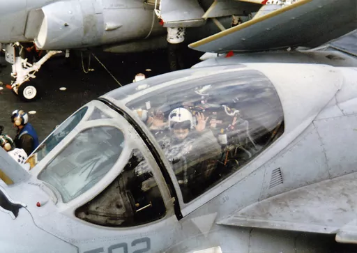 This image provided by Betty Seaman shows Navy A-6 Intruder pilot Jim Seaman. Navy Capt. Jim Seaman died of lung cancer at the age of 61. His widow Betty Seaman has been part of a large group of aviators and their surviving spouses who have lobbied Congress and the Pentagon for years to look into the number of cancers aviators and ground crew face. In a new study the Pentagon has found alarmingly higher rates of cancer among aviators than in the U.S. general population, and has further reviews p
