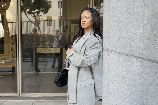 Singer Rihanna leaves Clara Shortridge Foltz Criminal Justice Center in Los Angeles on Friday, Jan. 31, 2025. (AP Photo/Liam McEwan)