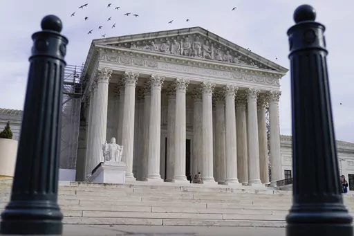 The U.S. Supreme Court is seen, Nov. 15, 2023, in Washington. (AP Photo/Mariam Zuhaib, File)