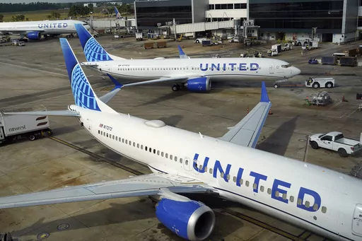 A United Airlines plane is pushed from the gate at George Bush Intercontinental Airport, Aug. 11, 2023, in Houston. United Airlines is making changes for passengers with wheelchairs after a government investigation into a complaint by a disability-rights advocate. United and the Transportation Department said Thursday, Sept. 28 2023 that the airline will add a tool on its website to help consumers find flights that can accommodate their wheelchairs. Cargo doors on some planes are too small to lo