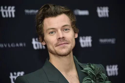 Harry Styles attends the premiere of "My Policeman" during the Toronto International Film Festival, Sept. 11, 2022, in Toronto. (Photo by Evan Agostini/Invision/AP, File)