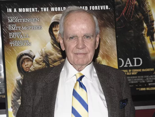 Author Cormac McCarthy attends the premiere of "The Road" in New York on Nov. 16, 2009. McCarthy, the Pulitzer Prize-winning novelist who in prose both dense and brittle took readers from the southern Appalachians to the desert Southwest in such novels as “The Road,” “Blood Meridian” and “All the Pretty Horses,” died Tuesday, June 13, 2023. He was 89. (AP Photo/Evan Agostini, File)